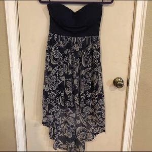 High low floral dress